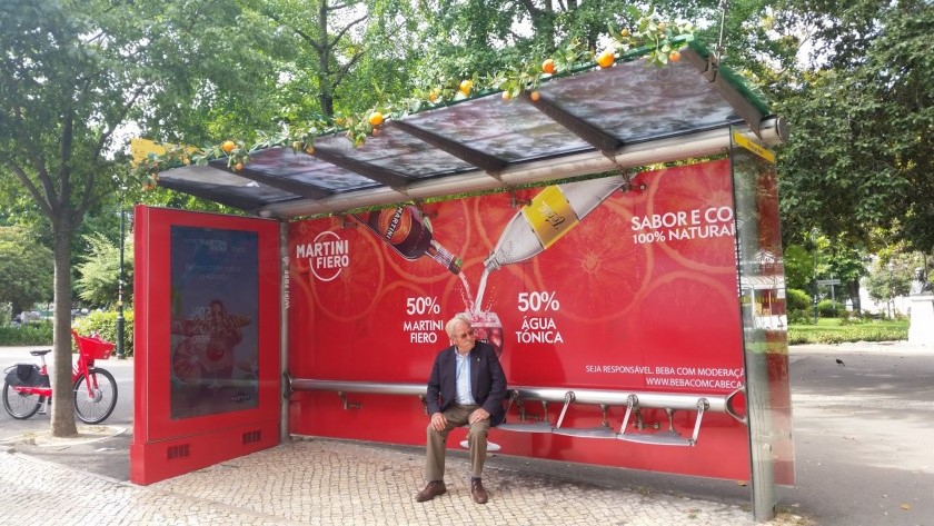 Martini em Abrigos de Autocarro